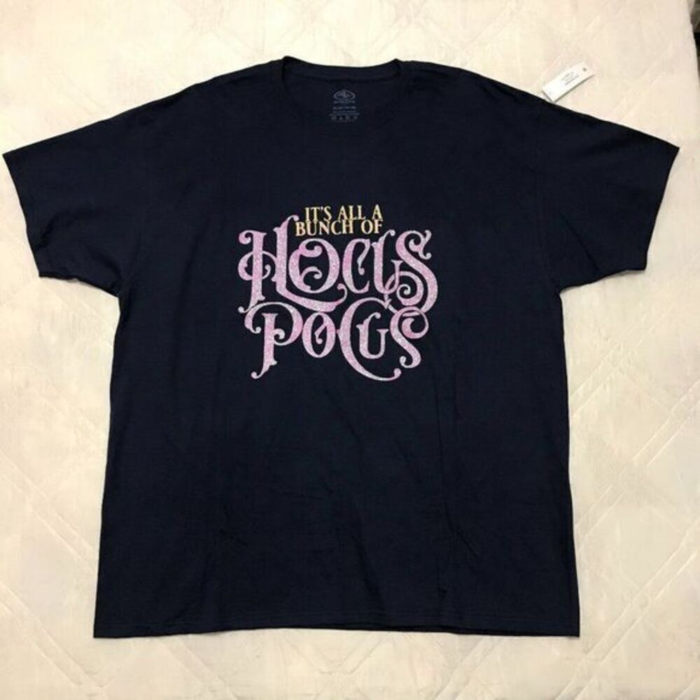 It's All a Bunch of Hocus Pocus dark blue T shirt XL nwt‎
